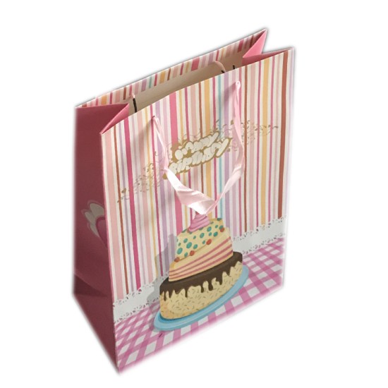 Happy Birthday mit Torte Thema Geschenktüte - CKK007 - Mytortenland